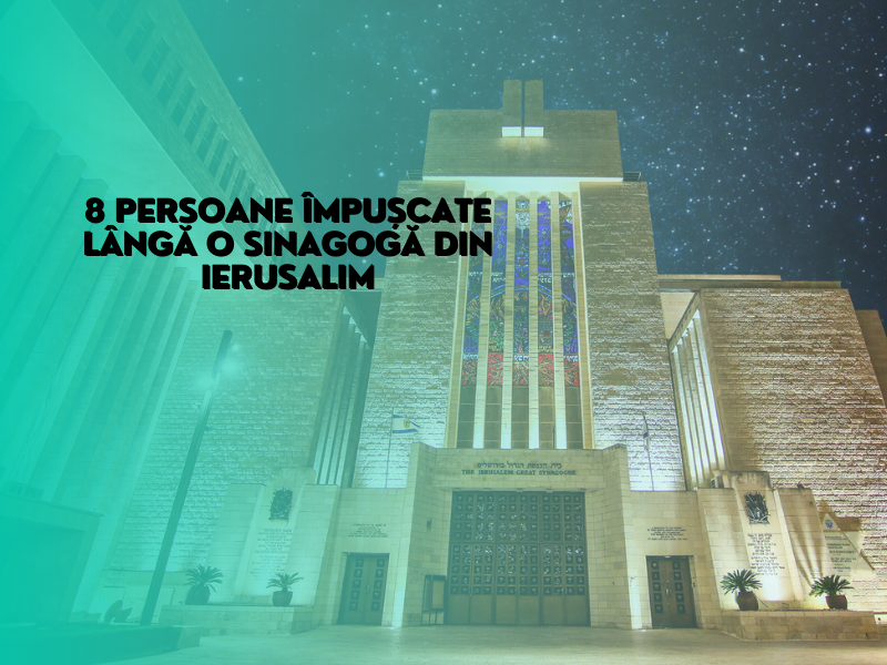 Opt persoane ucise langa o sinagoga