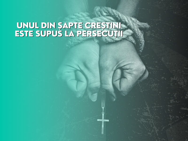 UNUL DIN SAPTE CRESTINI ESTE SUPUS LA PERSECUTII